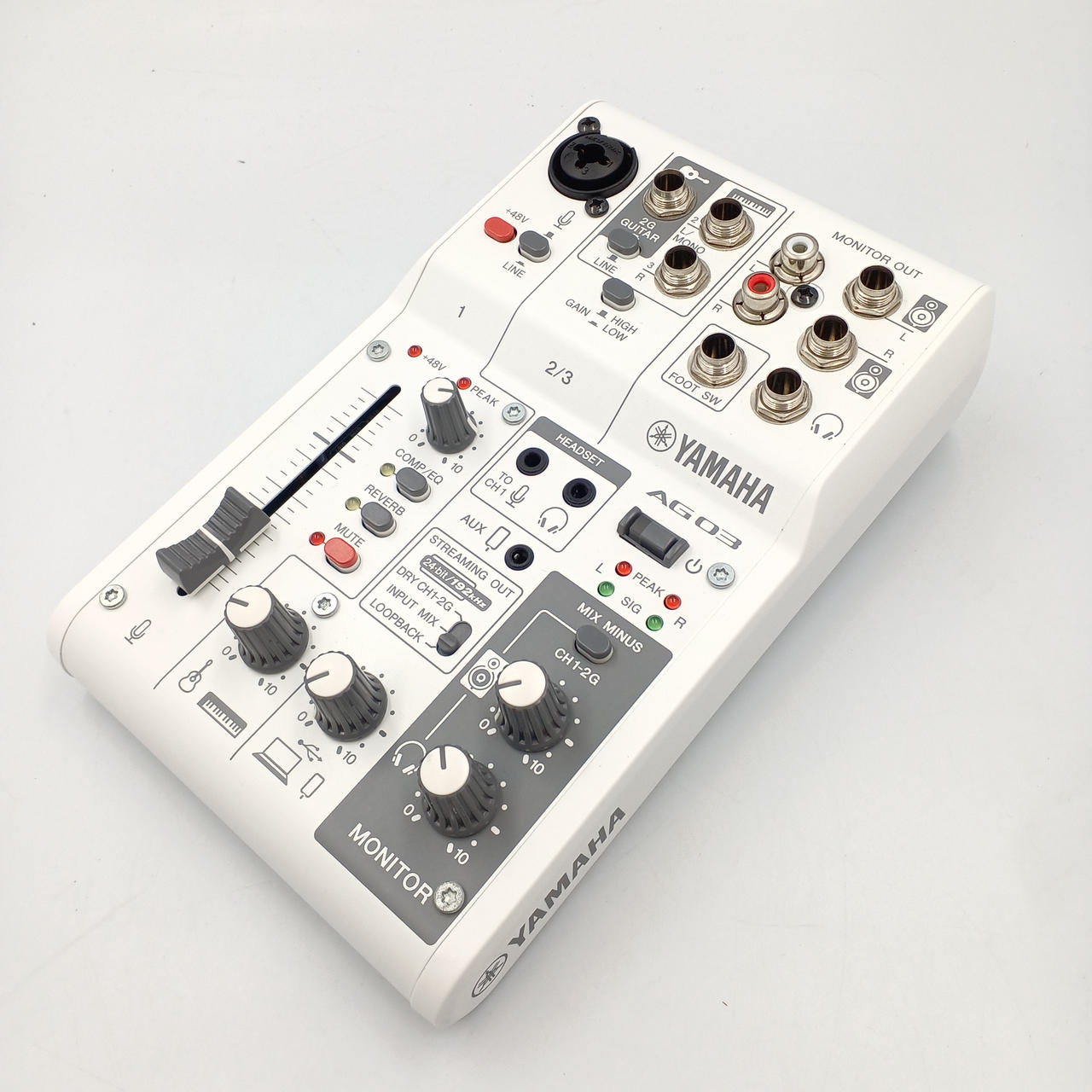新品未使用　YAMAHA AG03 MK2　配信向け　オーディオインターフェイス AG03MK2 配信向けオーディオインターフェースの定番機が