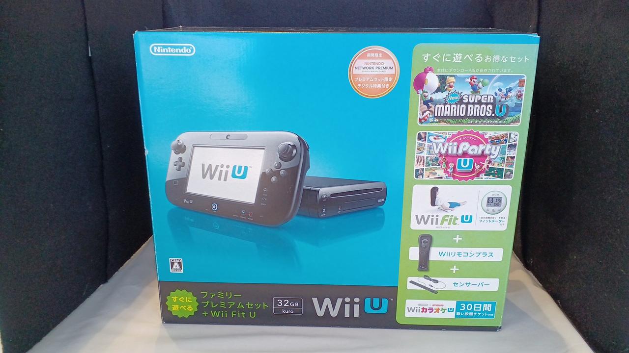 任天堂 - Nintendo Wii U ファミリープレミアムセット KURO 任天堂 Wii U すぐに遊べるファミリープレミアムセット kuro