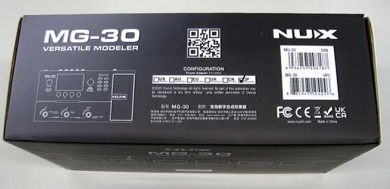 NUX MG-100 マルチエフェクター　美品 Amazon | ニューエックス NUX マルチエフェクター 25種類の
