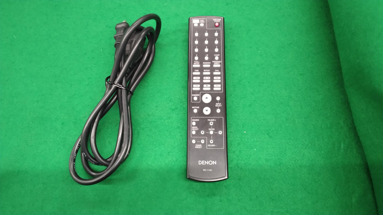 DENON プリメインアンプ 美品 リモコン付 DENON - DENON プリメインアンプ PMA-7.5用リモコン RC-150の