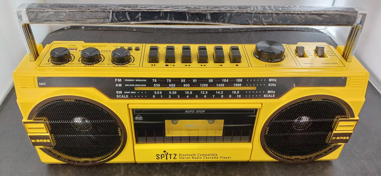 スピッツ 限定 ステレオラジカセ Bluetooth対応 カセットデッキ ラジオ