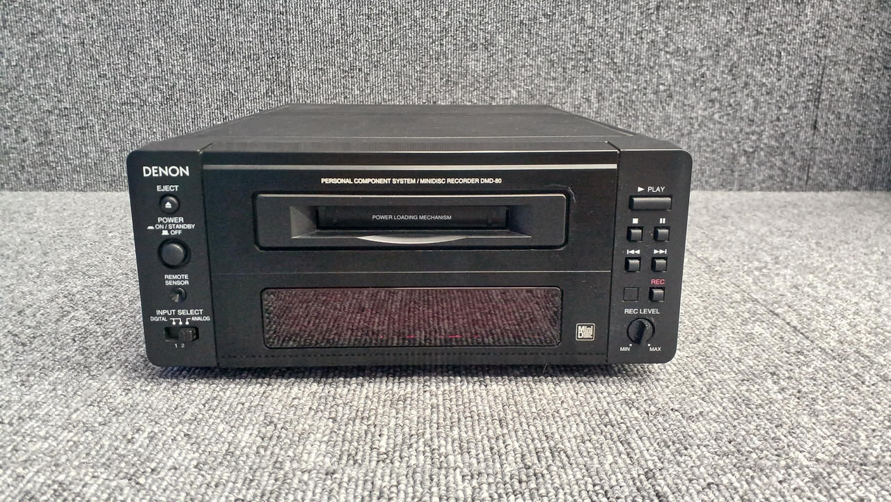 DENON DMD-80 MDデッキ MDデッキ(ミニディスクデッキ)