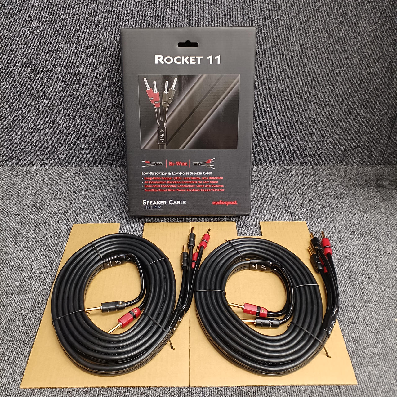 audioquest Rocket 11 3m ストア ペア スピーカーケーブル audioquest