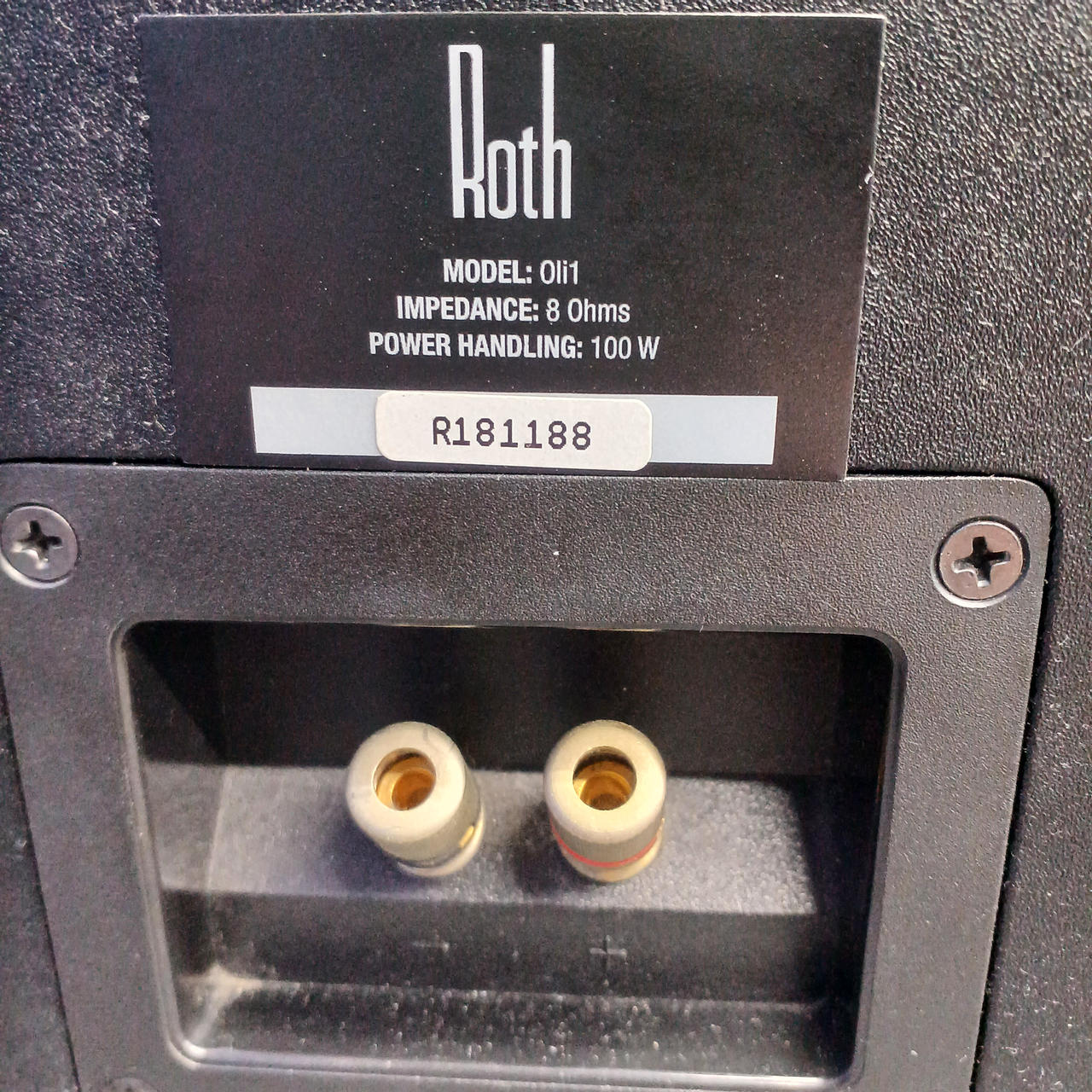 英国　Roth Oli1 スピーカーペア 英国 Roth Oli1 スピーカーペア 英国 Roth Oli1 スピーカーペア 英国