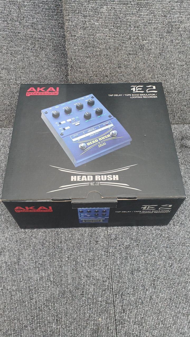 AKAI HEAD RUSH E2 ディレイエフェクター 初太郎。AKAI HEAD RUSH E2