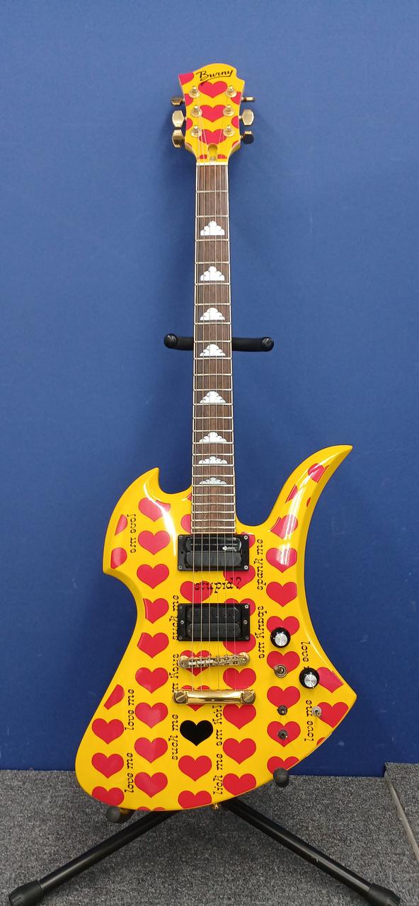 Burny エレキギター ハート柄 BURNY by FERNANDES バーニー フェルナンデス LSD-80N STP