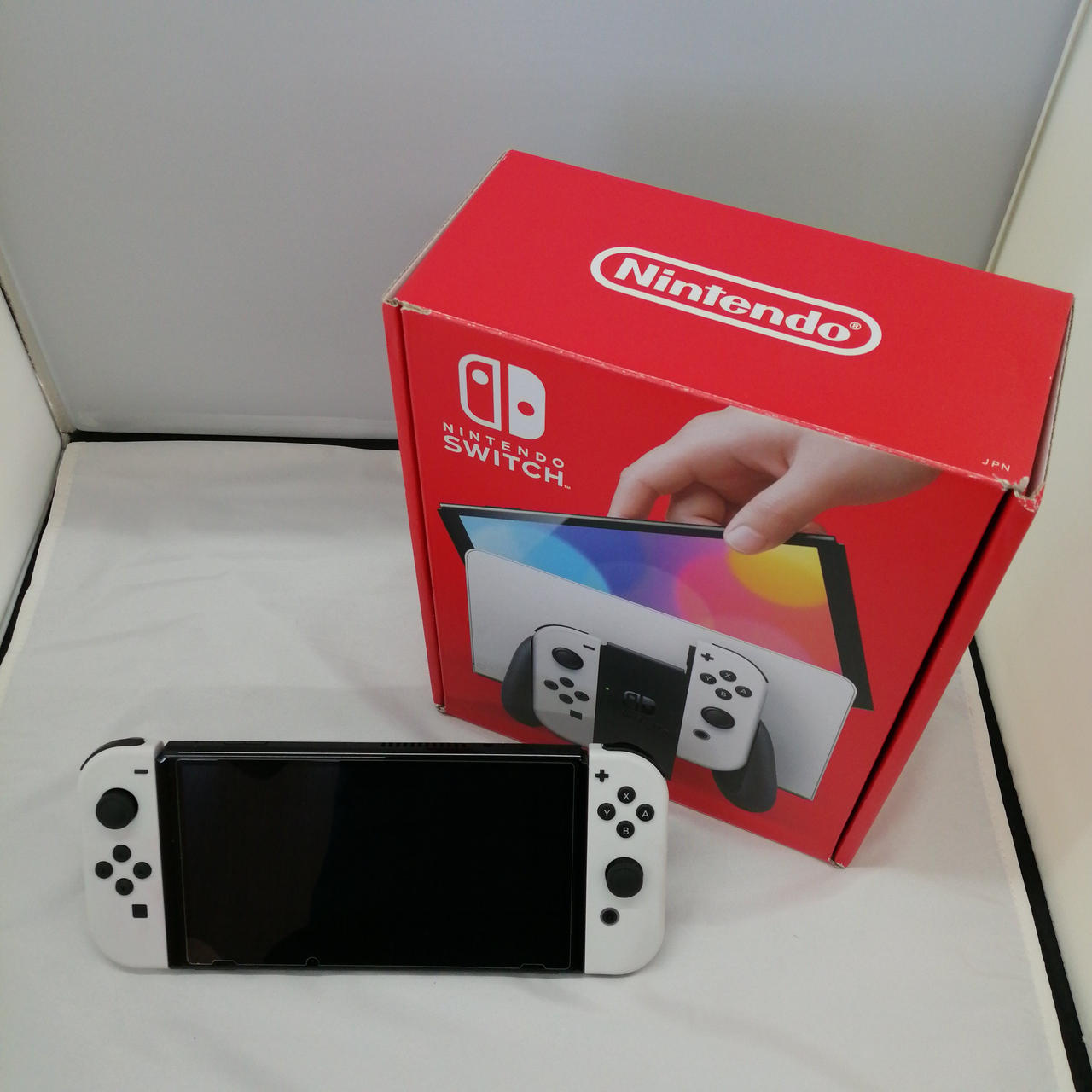 任天堂 - 有機el付属品のみ！ 任天堂 Nintendo Switch スイッチ本体 ホワイト 有機ELモデル