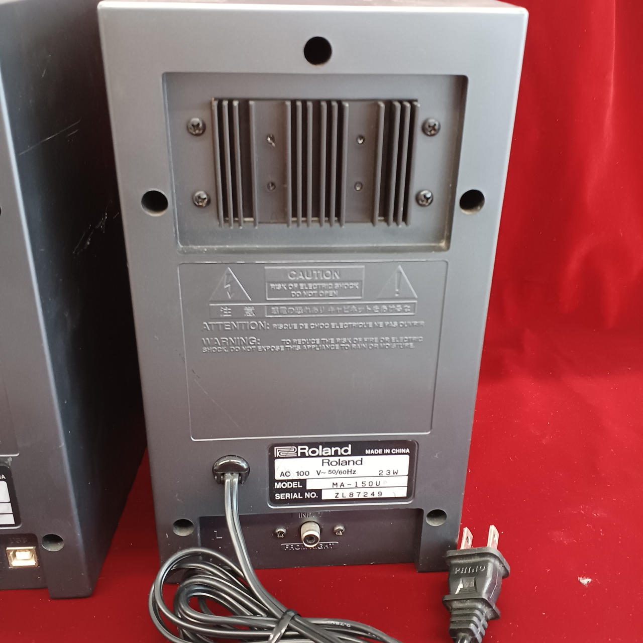 ローランド　フロアモニター SSM-151 2台セット 動作確認済 ローランド フロアモニター SSM-151 2台セット 動作確認済