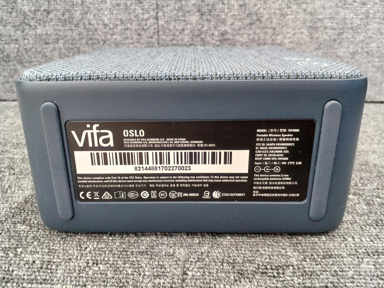 訳あり　VIFA OSLO ヴィーファ　オスロ　ワイヤレススピーカー 訳あり VIFA OSLO ヴィーファ オスロ ワイヤレススピーカー