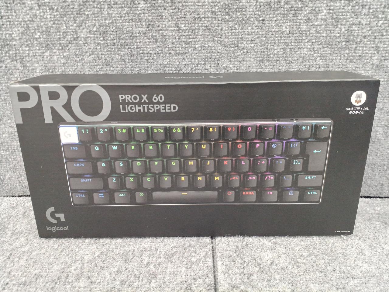 LOGICOOL 型番：PRO X 60 LIGHTSPEED ゲーミングキーボード