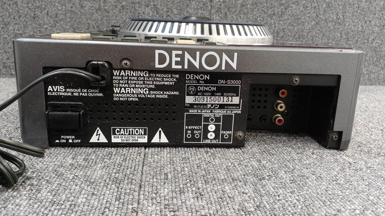 Denon DJ CDプレーヤー ブラック DN-S3000 ミキサー Denon DJ CD