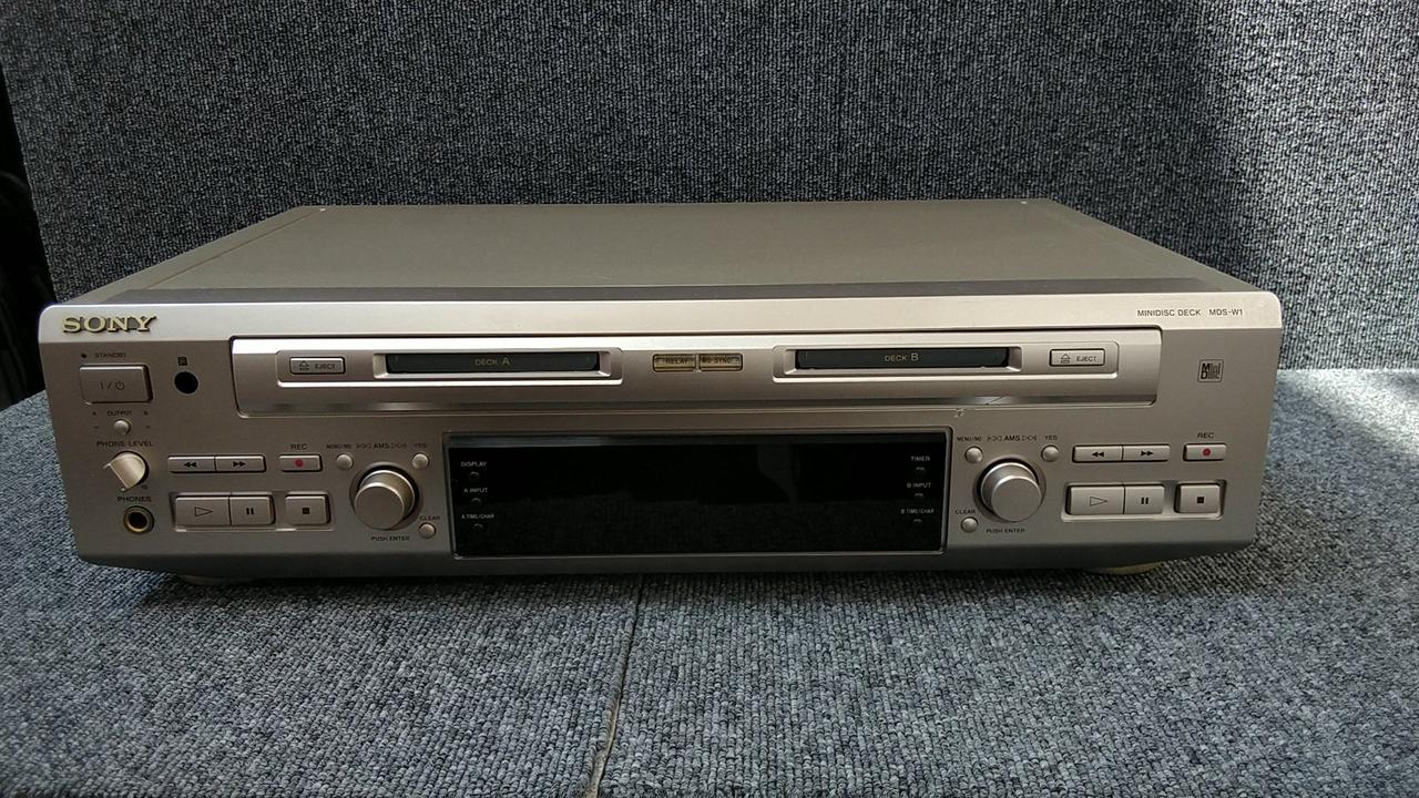 ◆優良動作品・録音動作確認済◆SONY ダブルMDデッキ MDS-W1 ◇優良動作品・録音動作確認済◇SONY ダブルMDデッキ MDS-W1 Yahoo!