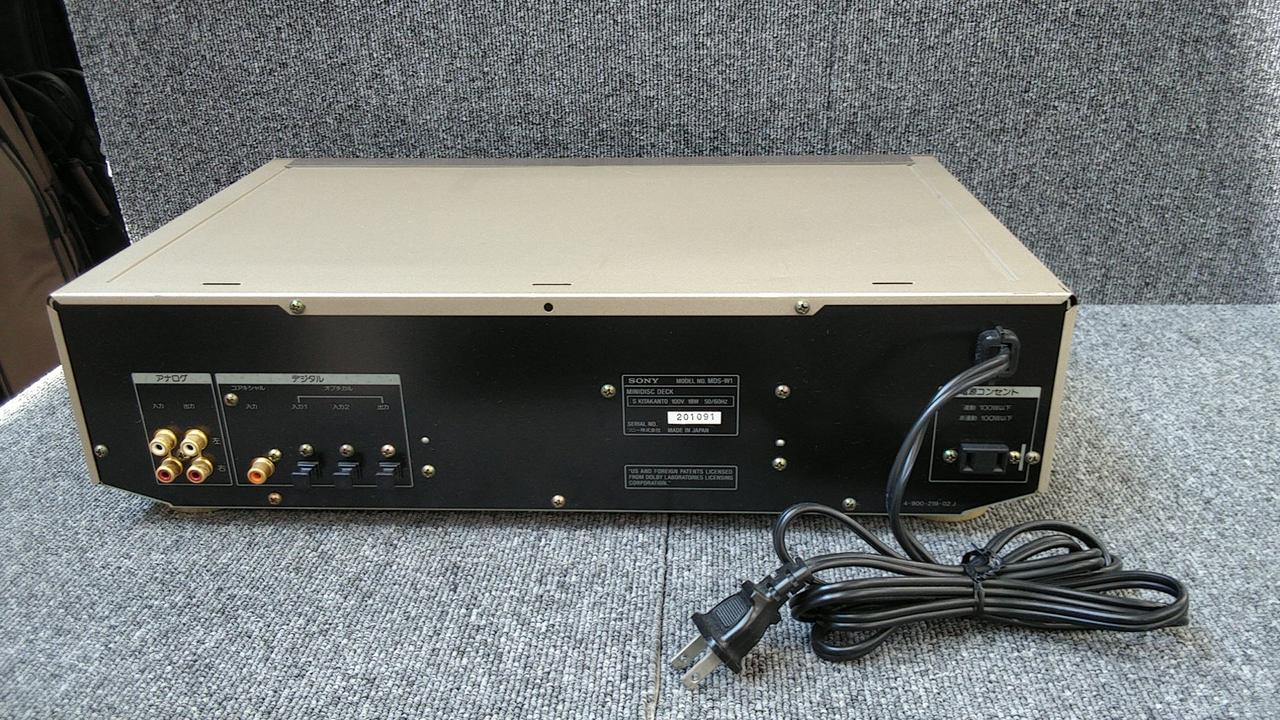 ◆優良動作品・録音動作確認済◆SONY ダブルMDデッキ MDS-W1 SONY「MDS-W1」ダブルMDデッキ 録音・ダビング可能 - メルカリ
