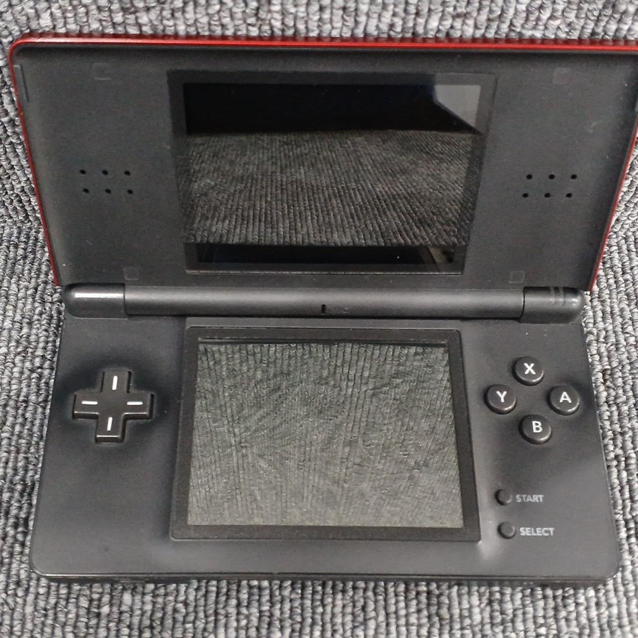 任天堂DSLite 1円】ニンテンドーDSLite 本体 セット クリムゾン/ブラック