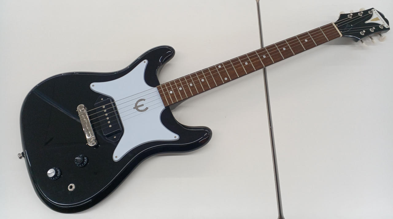 美品 Epiphone エピフォン Coronet ebony ギター ブラック Epiphone Coronet Ebony <エピフォン>｜平野楽器 ロッキン