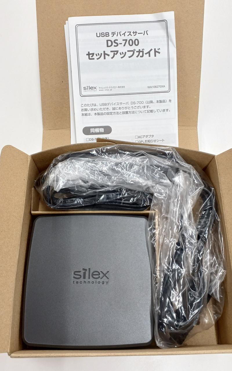 【新品未使用】 Silex DS-700 USBデバイスサーバー Silex Technology USB Device Server, Gray (DS-700-US) | Staples