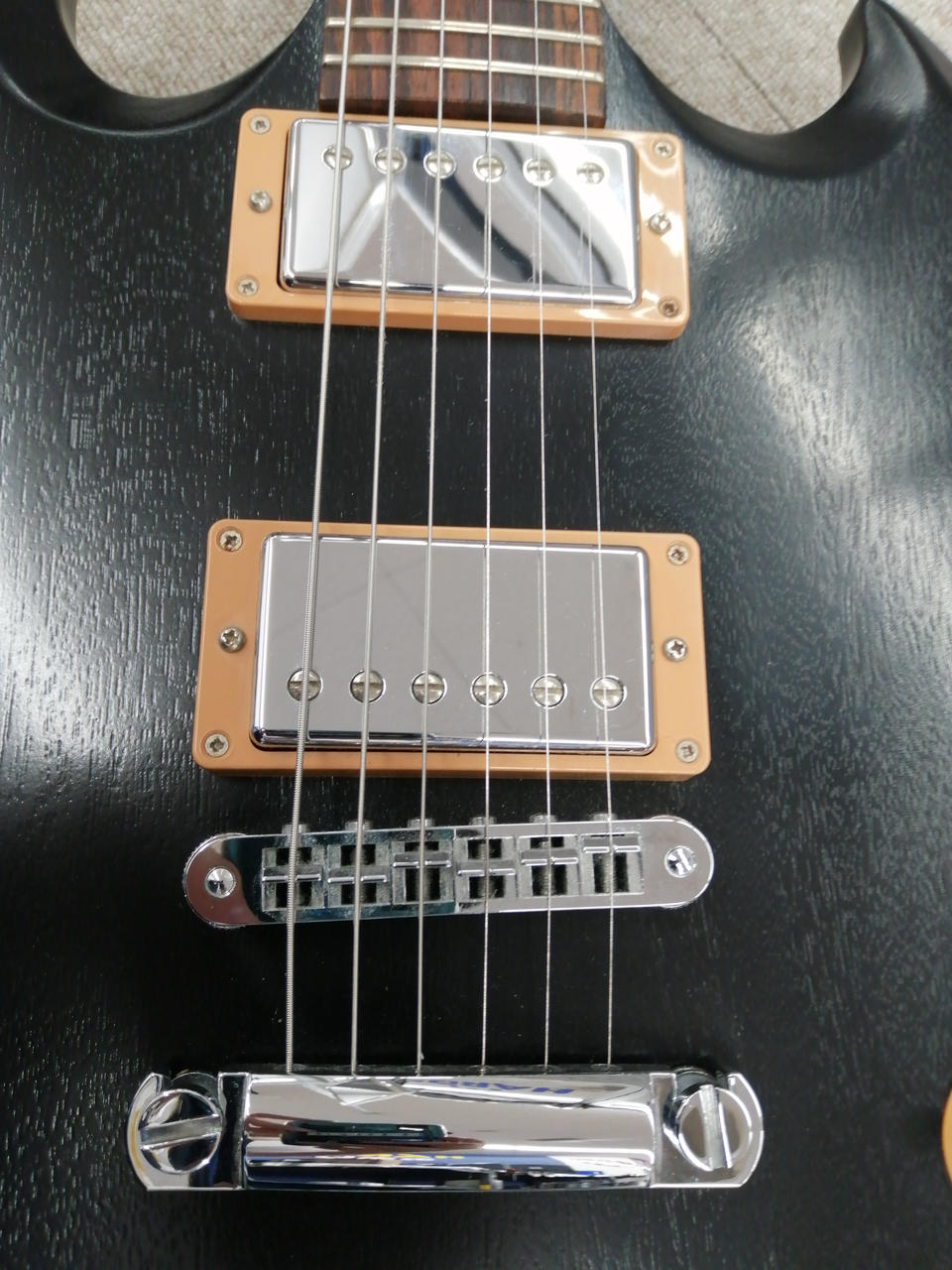【ノーブランド】スカル彫刻SGタイプエレキギター GIBSON|エレキギター・SGタイプ|HARDOFFオフモール（オフモ