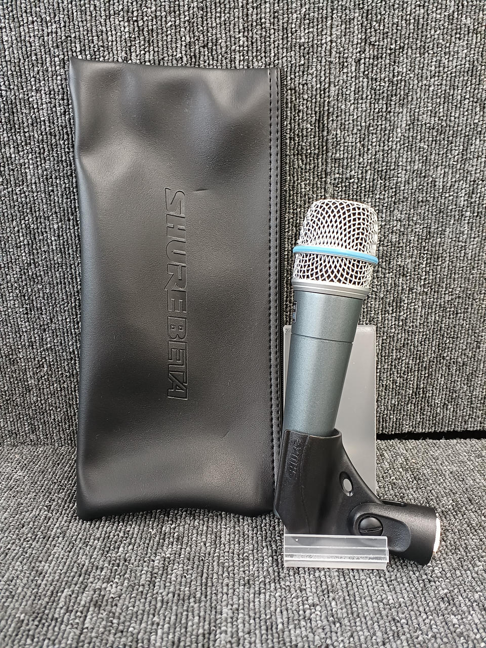 SHURE コンデンサーマイク 収納ケース付き　BETA57A SHURE シュア BETA57A お手頃 マイクスタンドセット （XLR-XLR 5