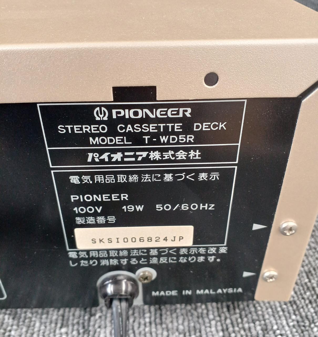 パイオニア(PIONEER)|ダブルカセットデッキ|HARDOFFオフモール（オフモ