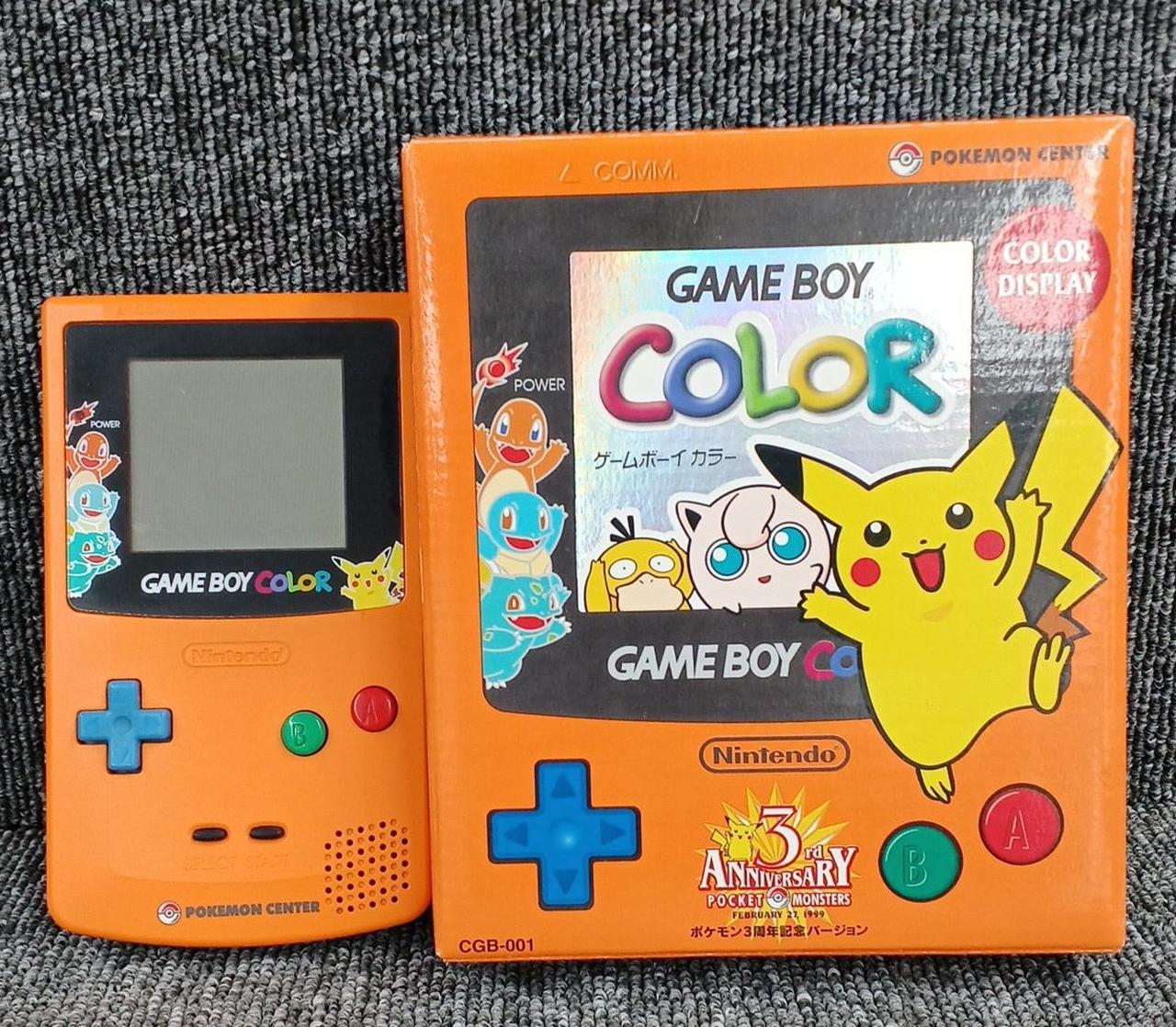 GAME BOY COLOR ポケモン3周年記念バージョン
