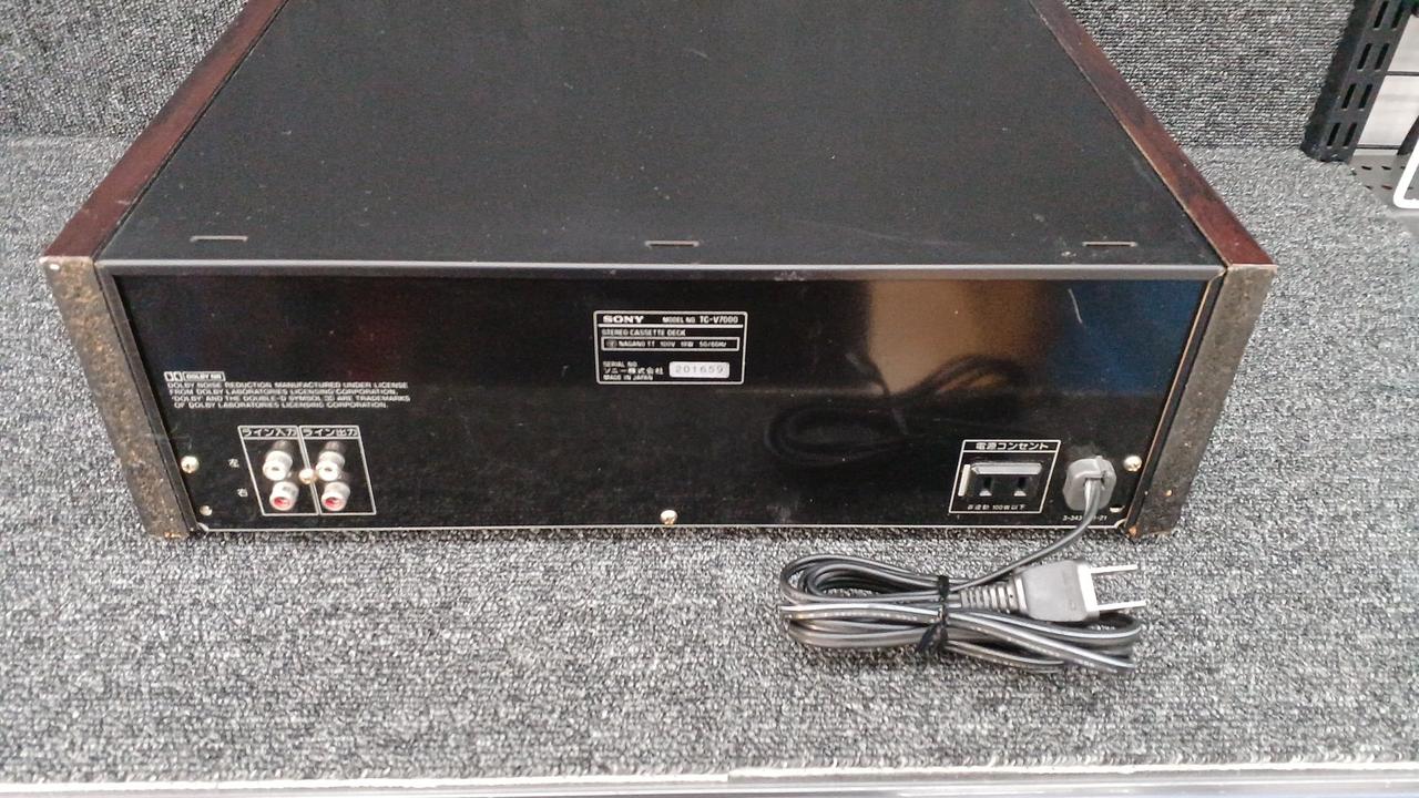 SONY ダブルカセットデッキ TC-V7000 ソニー ステレオ・カセットデッキ TC-V7000 1988年頃 | 浪漫紀行