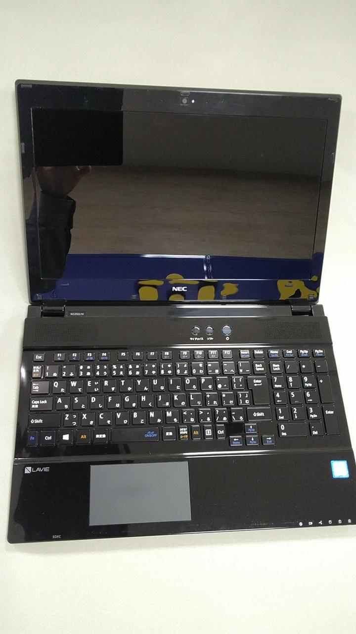 7日保証・匿名配送】NEC PC-NS350HAB クリスタルブラック