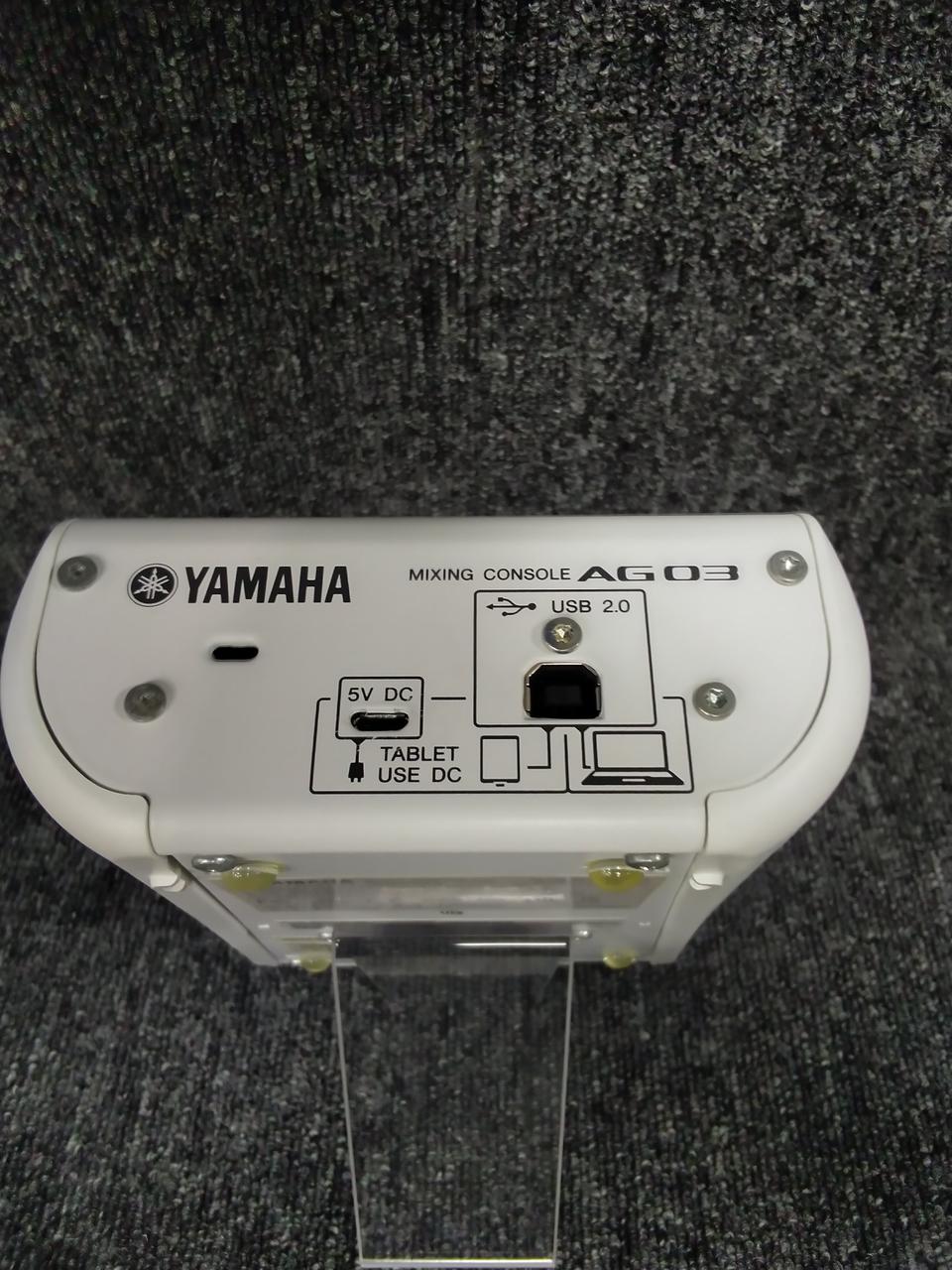 YAMAHA AG 03 ミキシングコンソール ヤマハ ミキシングコンソール AG03MK2 W | スマート家電／IoTを
