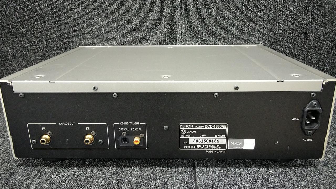 DENON デノン/SACDプレーヤー/DCD-1650AE/6081504008/Bランク/62【中古】 0203124748_65bdb7649284f.JPG