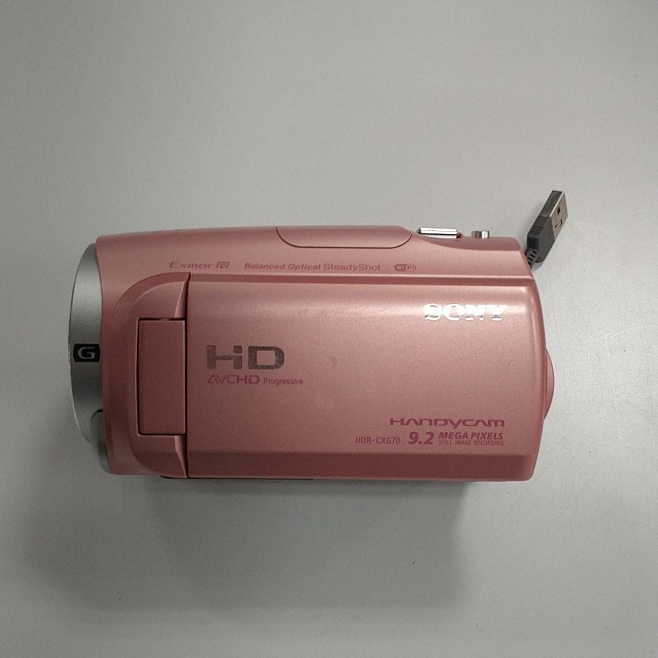 Amazon | SONY HDビデオカメラ Handycam HDR-CX670 ピンク 光学
