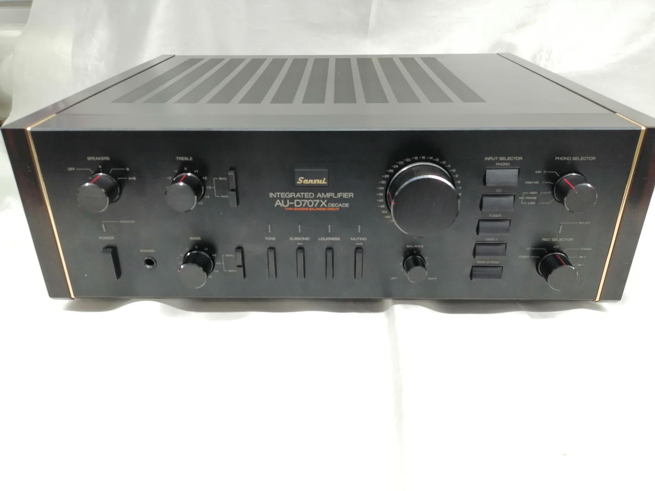 【美品】SANSUI AU-D707X DECADE プリメインアンプ が大特価！ SANSUI AU-D707X DECADE プリメインアンプ - 中古
