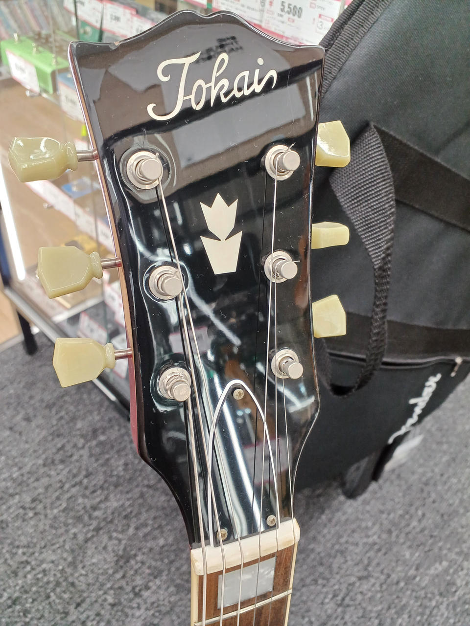 美品、TOKAIセミアコ ES60SB Gotohロックペグ付き 、音良し 美品、TOKAIセミアコ ES60SB Gotohロックペグ付き 、音良し 美品