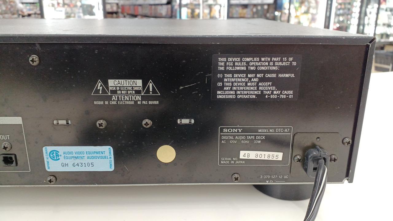 ソニー　 DAT DTC A7 業務用　値下げ ソニー DAT DTC A7 業務用 値下げ