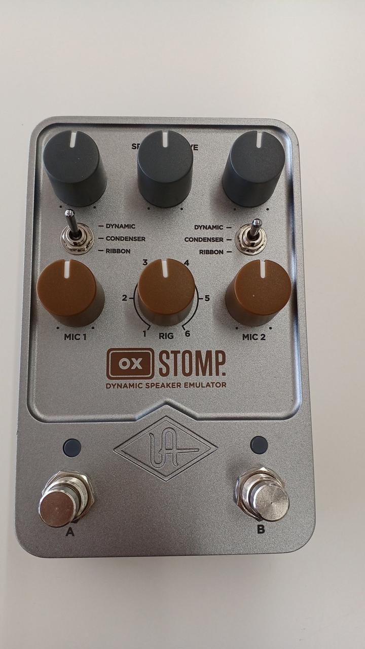 UAFX OX STOMP キャビネットシュミレーター 高品位なスピーカーエミュレーター&マイクモデリング搭載の