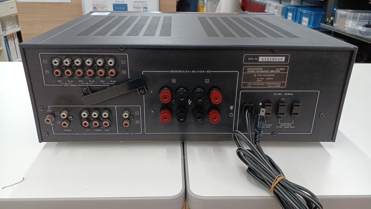 整備済 KENWOOD ケンウッド プリメインアンプ KA-990V KENWOOD KA-990Vの仕様 ケンウッド