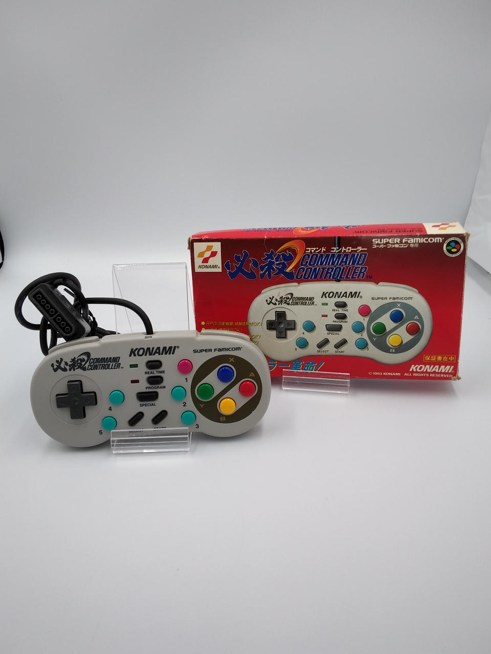 スーパーファミコン用 必殺コマンドコントローラー スーパーファミコン】コナミ必殺コマンドコントローラーを買った