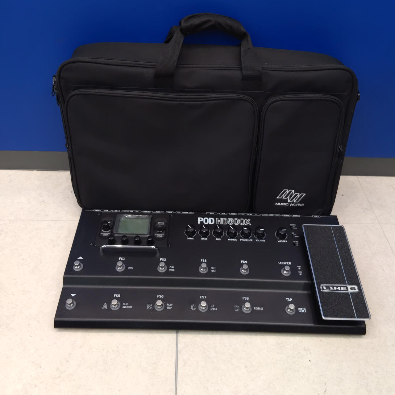 LINE6 POD HD500X マルチエフェクター＆専用ケース ラインシックス(LINE6)|マルチエフェクター|【ハードオフ公式通販