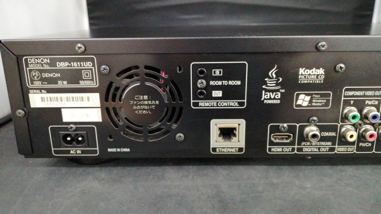 DENON/DBP-1611UD ユニバーサルBDプレーヤー DENON DBP-1611UD ユニバーサルプレイヤー ブルーレイ デノン デノン