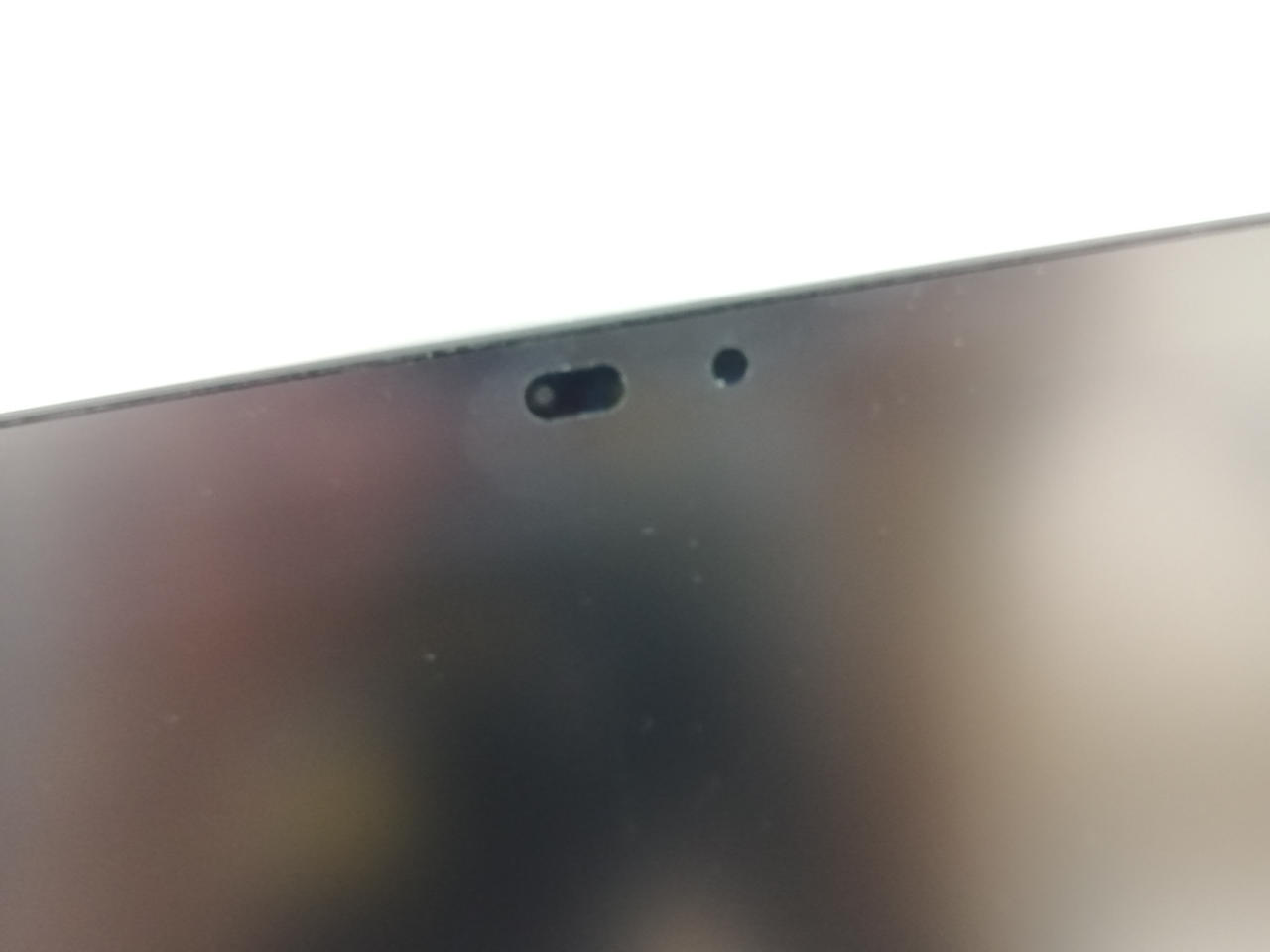 フィルム貼付されています