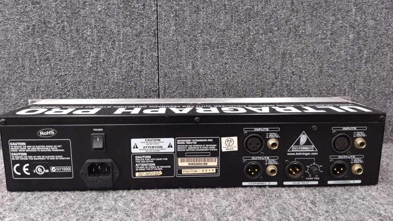 BEHRINGER|グラフィックイコライザー|【ハードオフ公式通販】オフ