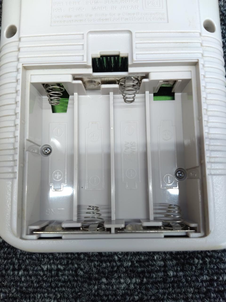 電池ボックス状態です。
