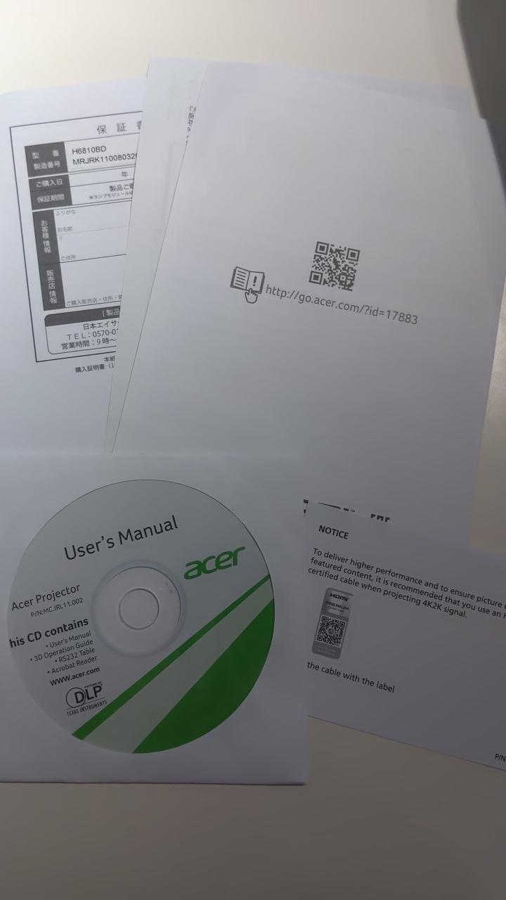 ACER|プロジェクター|【ハードオフ公式通販】オフモール|1011390000001223