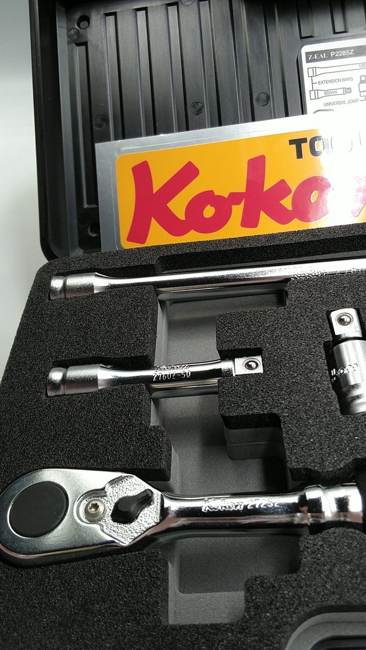Karakoram LAYBACK & gentemレンチセット ソケットレンチセット インチ (12角) 750 TONE ソケット