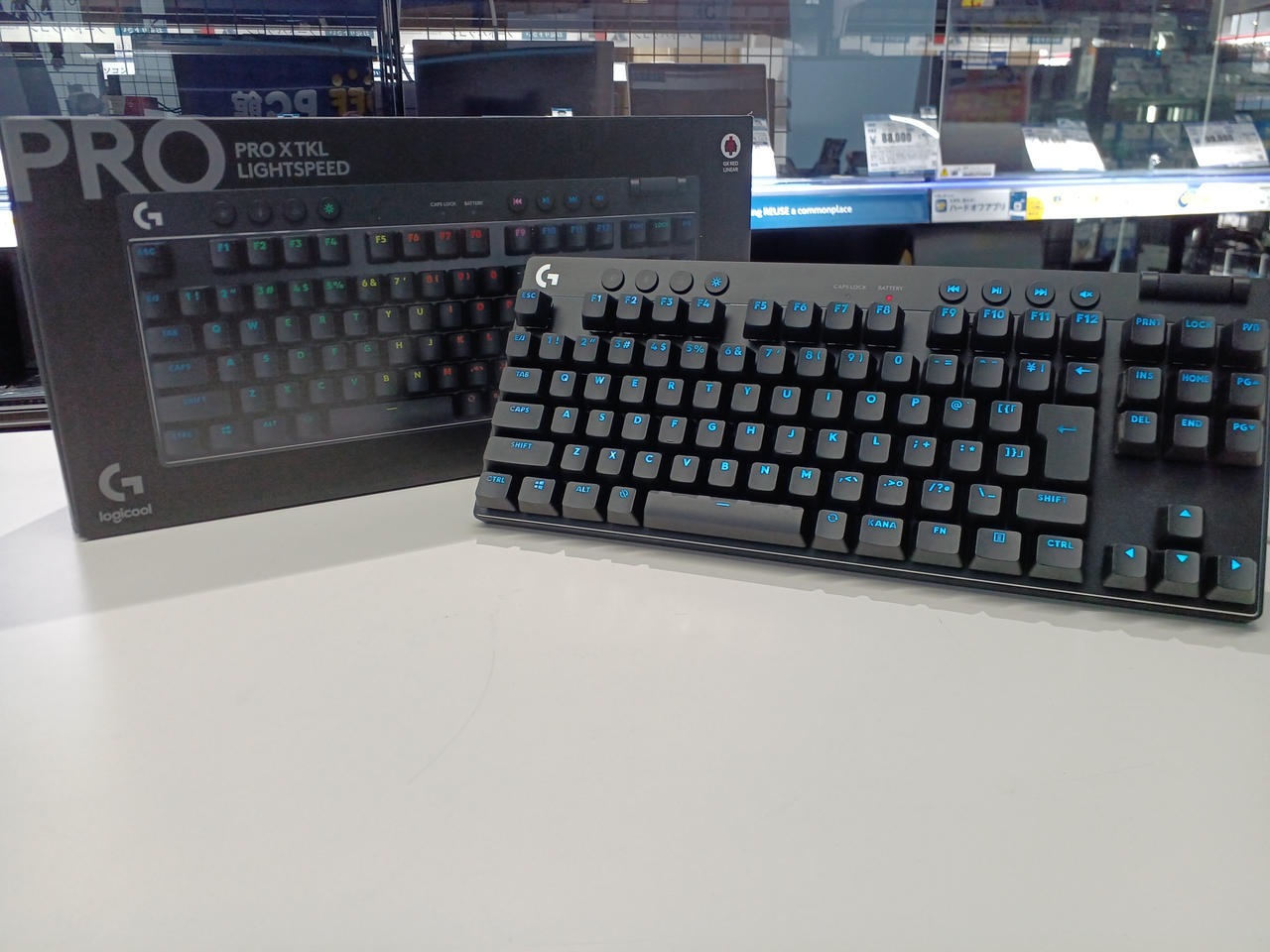 LOGICOOL 型番：G-PKB-003WL-LNBK ゲーミングキーボード