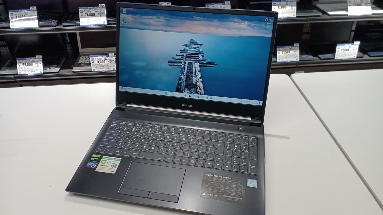 MOUSE 型番：EGPN7975G165S5 ゲーミングノートPC 71,500円