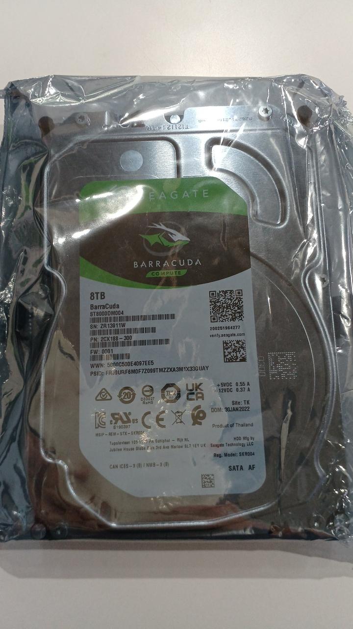 新品未開】Seagate BarraCuda 3.5インチ 8TB 内蔵 HDD 新品未