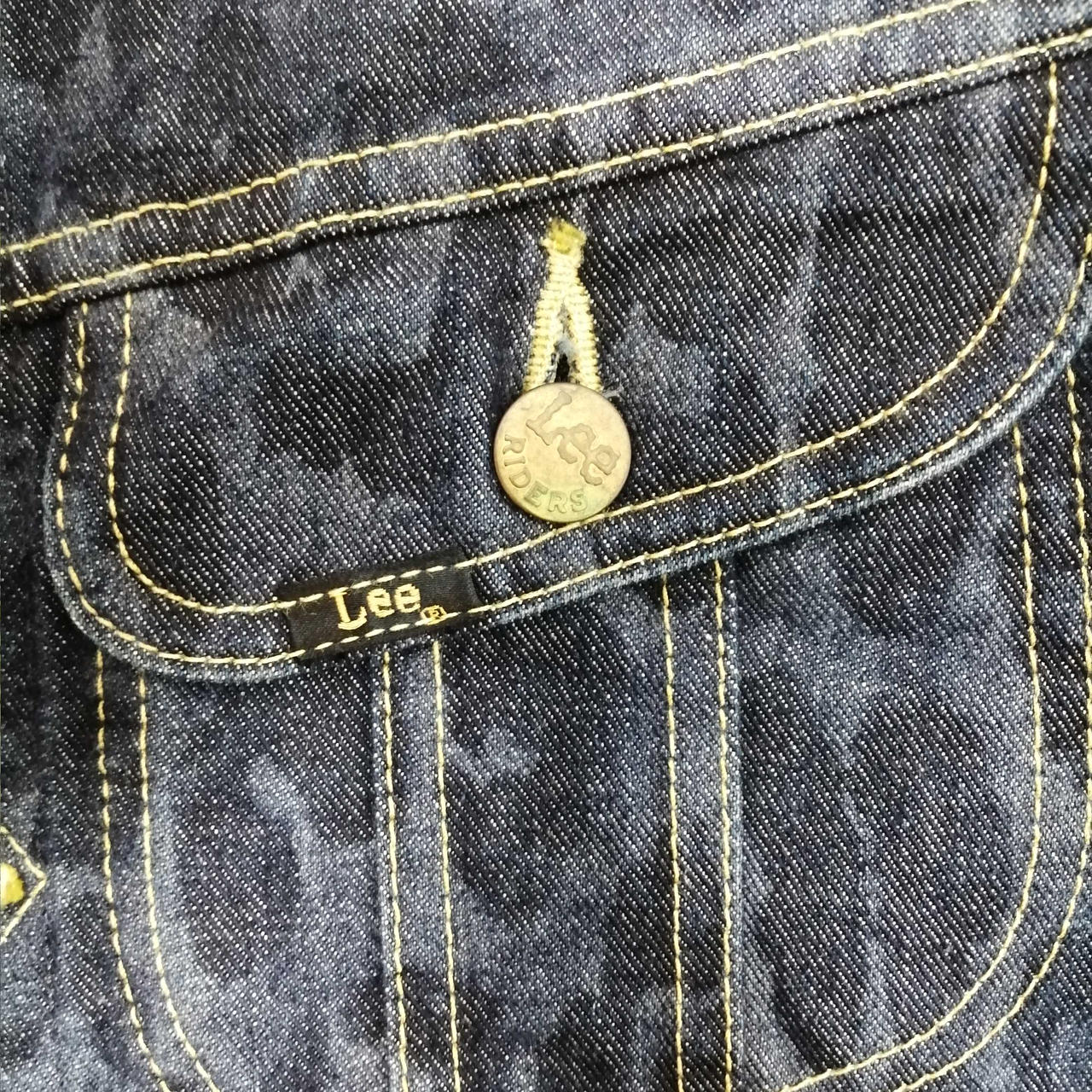 胸ポケット錆有