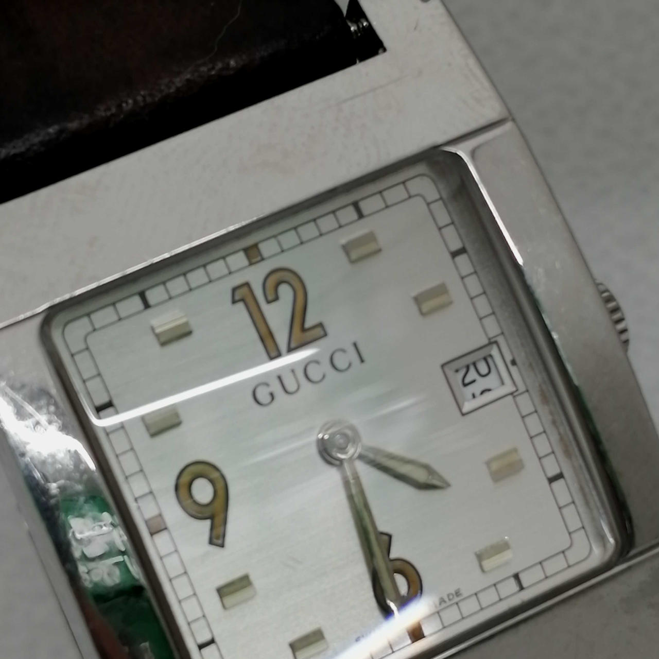 グッチ(GUCCI)|スクエアフェイス クォーツ腕時計|HARDOFFオフ