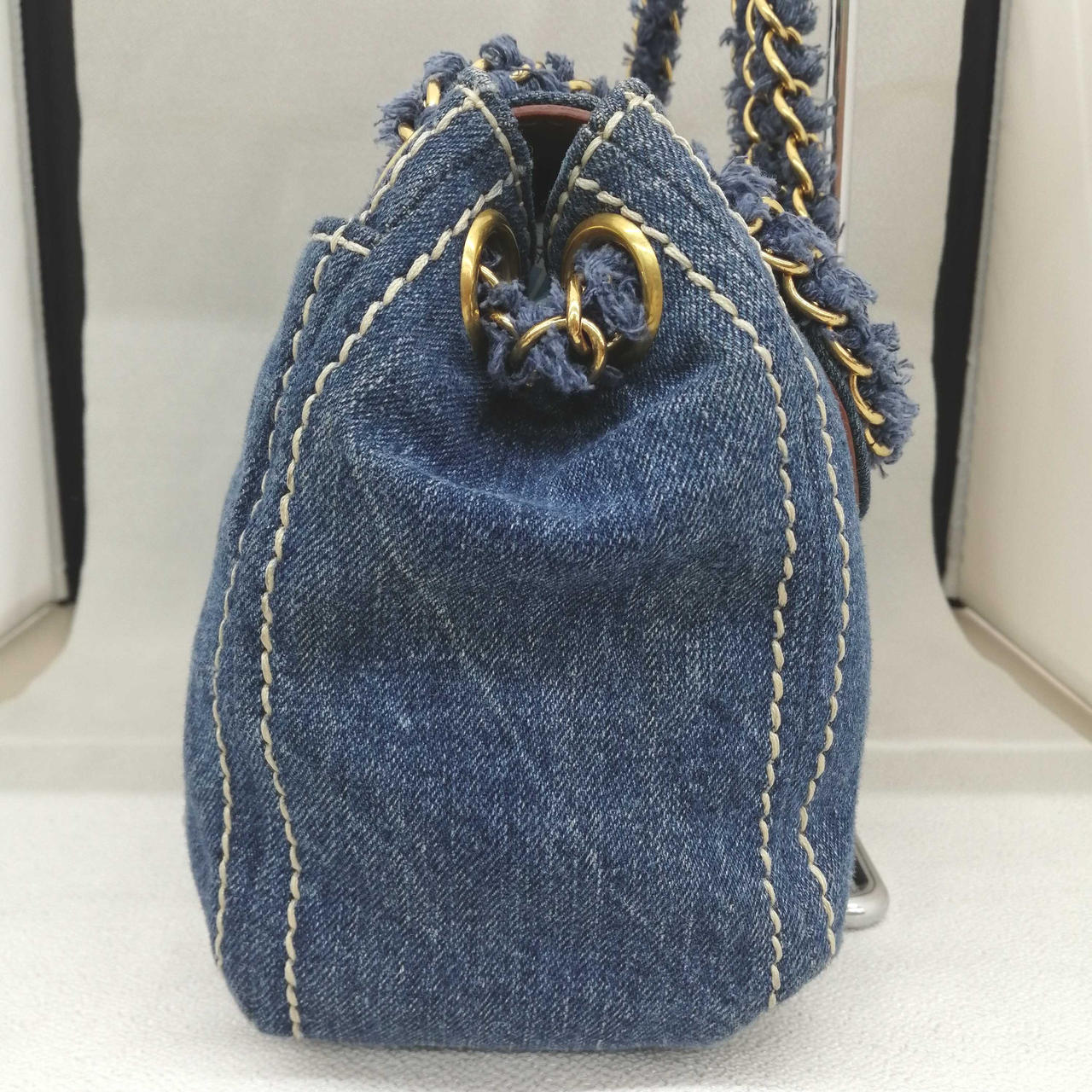 PRADA(PRADA)|デニムチェーンショルダーバッグ|HARDOFFオフ