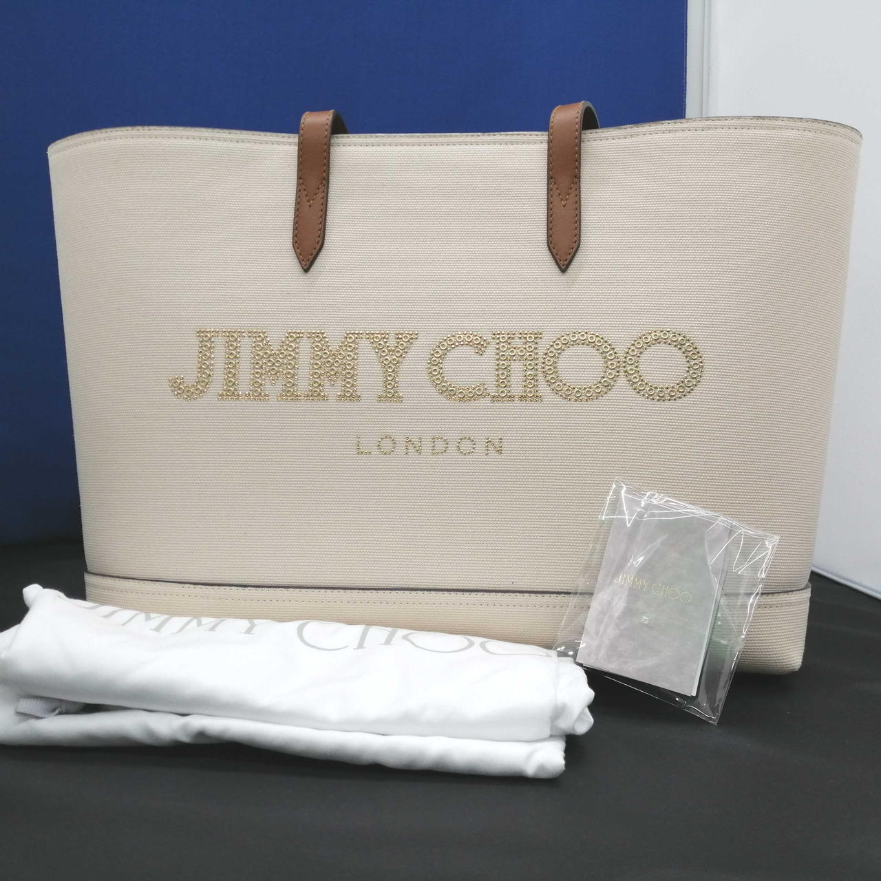 JIMMY CHOO キャンバストートバッグ ジミー チュウ(JIMMY CHOO)|キャンバストートバッグ|HARDOFFオフ
