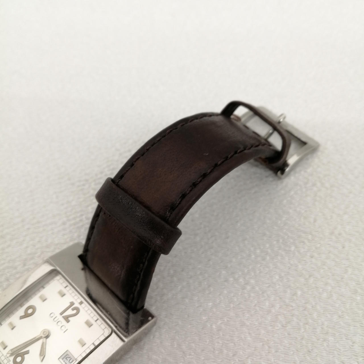 美品GUCCI レザー腕時計 スクエアフェイス 楽天市場】グッチ 4900L スクエアフェイス 腕時計 ステンレス